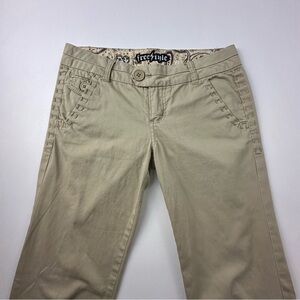 Freestyle women’s size 9 khaki straight‎ leg pants